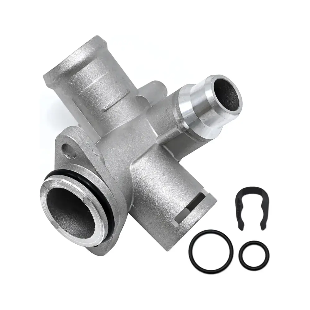 Turbo Engine Coolant Flange Water Thermostat Housing 06D121132C Audi A4 Quattro 2005-2009