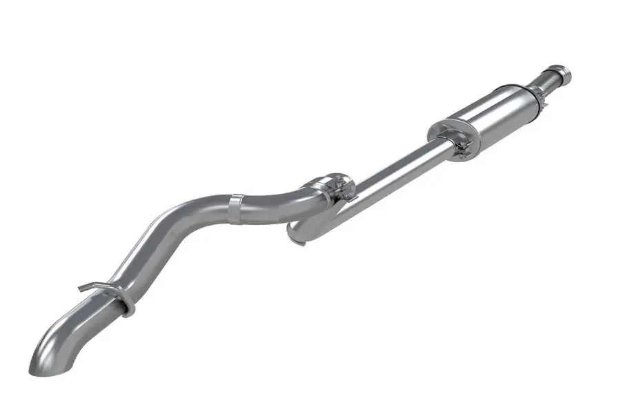 Jeep Wrangler JL 3.6L & 2.0L MBRP Armor Lite 2.5in Cat-Back System - Unitary Rear Exit