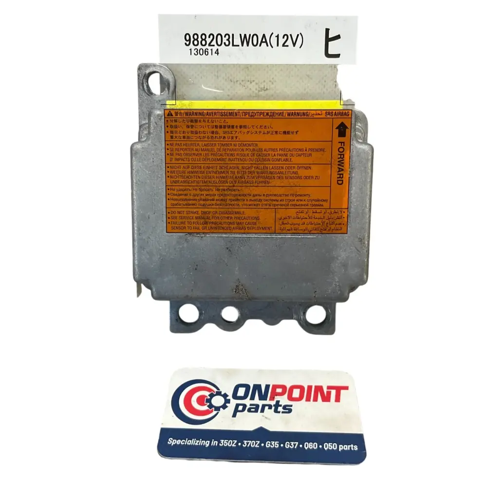 2014 Infiniti G37 Air Srs Control Module 988203LW0A Oem Htg