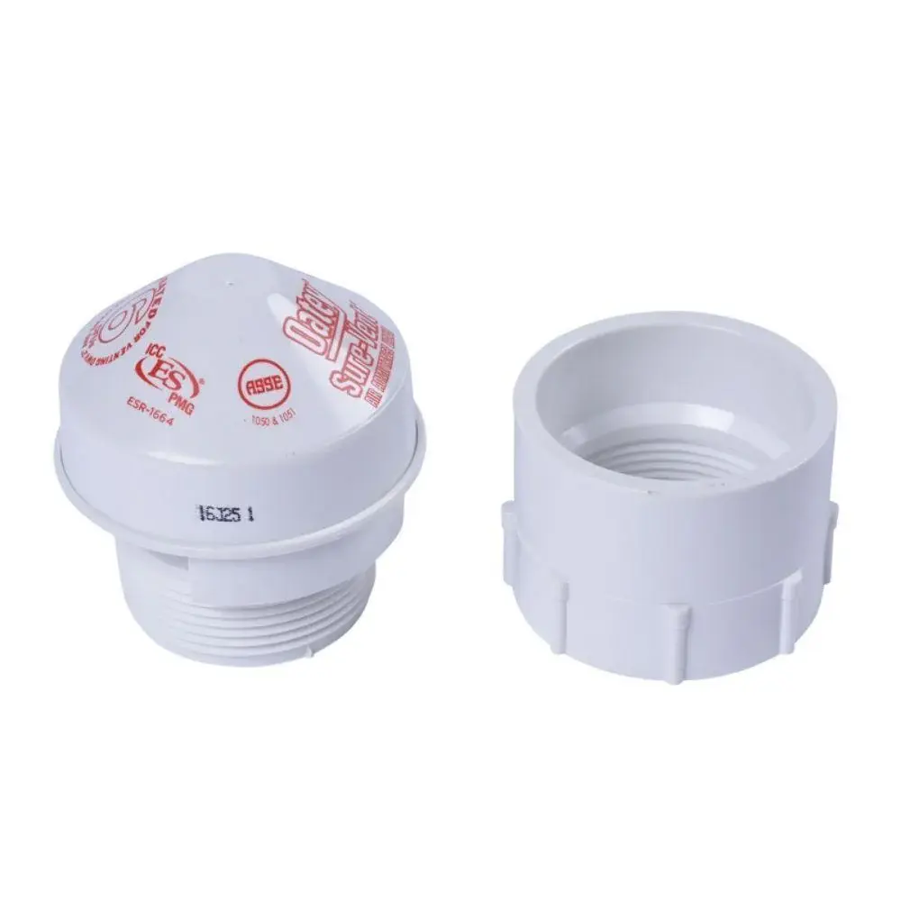 39005 OATEY Sure-Vent® 1.5" 20 Branch, 8 Stack DFU Air Admittance Valve PVC Schedule 40 Adapter