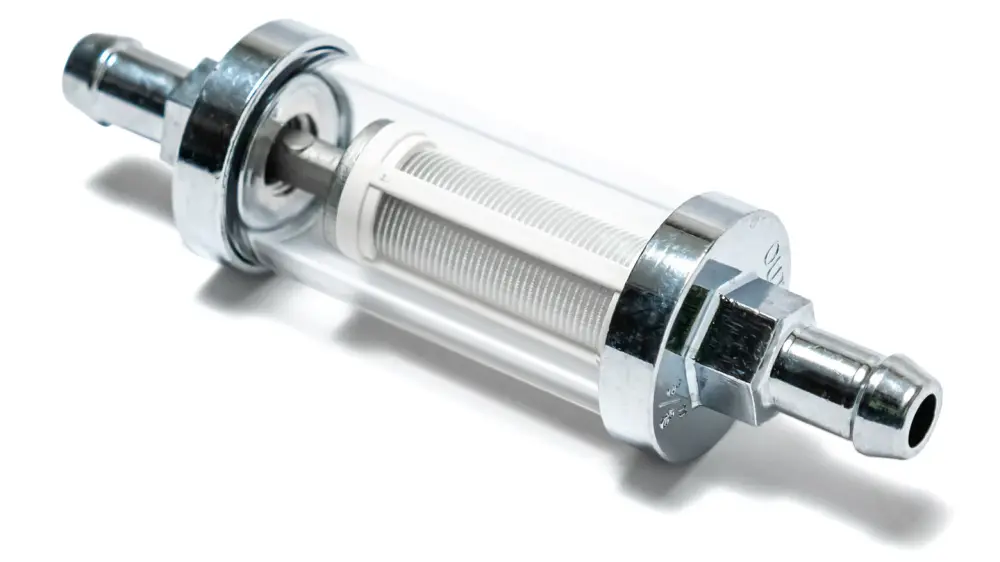 Clear Inline Fuel Filter Carburetor 3/8 Inlet & Outlet