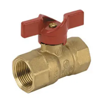 1" FIP CHERRY HANDLE FULL PORT THREADED BALL VALVE 400 WOG-JOMAR