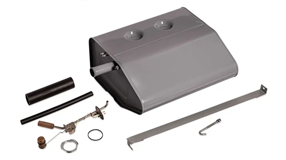 Fuel Tank Kit - Rear, Alloy, 1966-76 Ford Bronco