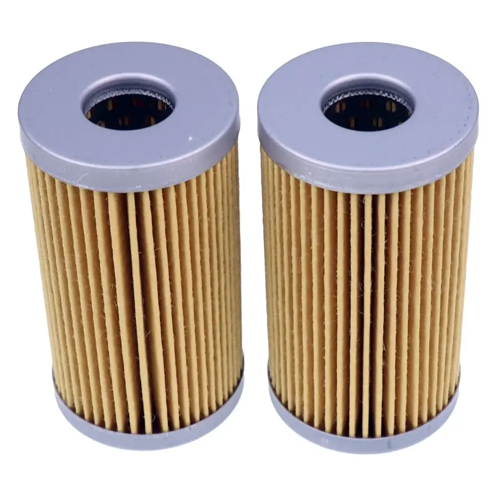 2 Pieces Fuel Filter P502161 15521-43160 1A001-43160 Kubota Tractor MX4700 M4800 MX5000 MX5100 L2250DT L2550DT L2650DT L28...