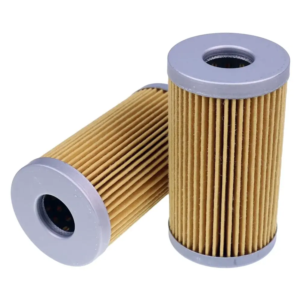 2 Pieces Fuel Filter P502161 15521-43160 1A001-43160 Kubota Tractor MX4700 M4800 MX5000 MX5100 L2250DT L2550DT L2650DT L28...