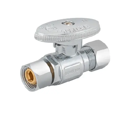 1/4 TURN STRAIGHT STOP VALVE 3/8" OD COMP X 3/8" FIP REPAIR