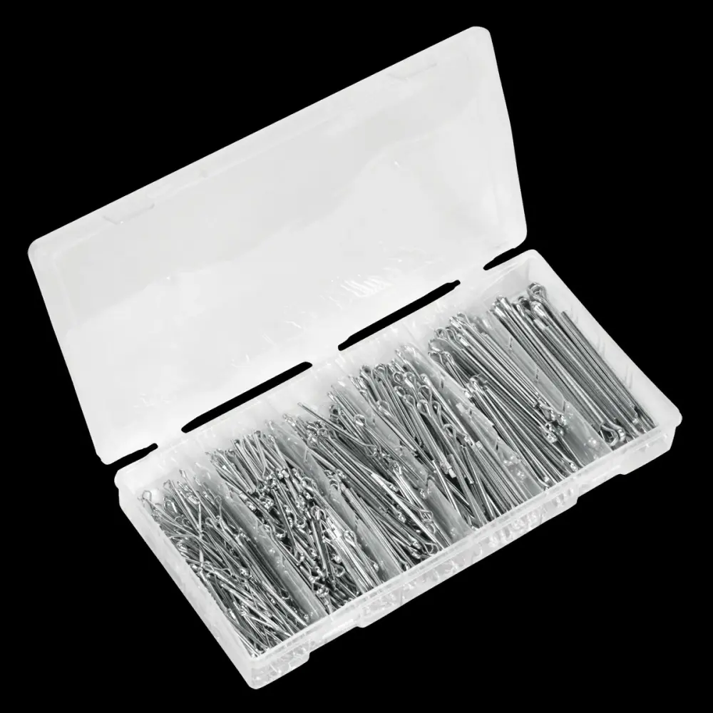 Sealey AB001SP Split Pin Assortment 555pc Modest Sizes Imperial & Metric