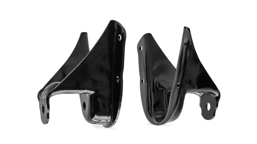 Leaf Spring Shackle Hangers - Front Secure, OE Style, Pair