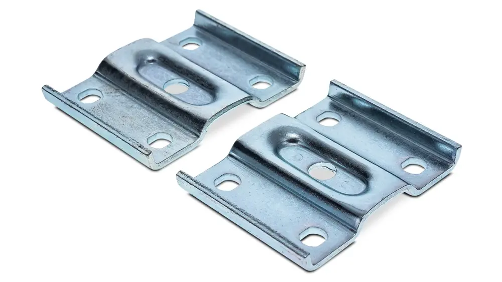 OE Style Leaf Spring U-Bolt Retainer Plates, Pair, 1966-77 Ford Bronco