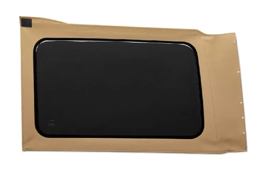 Jeep Wrangler 4-Door Bestop OE Replacement Window - Quarter Left Hand Position, Tan, Colored