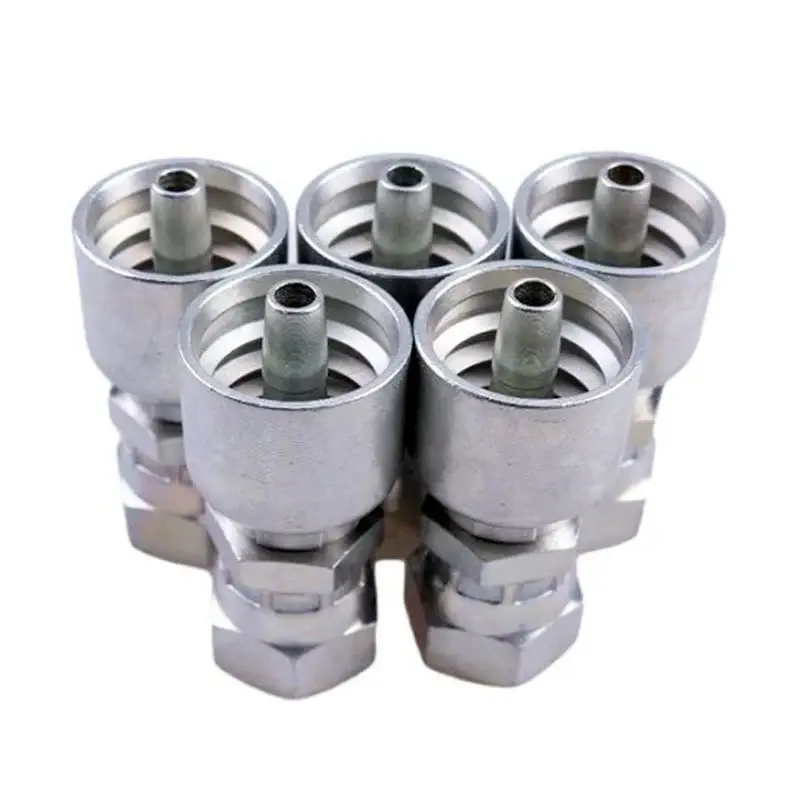 5PCS Hydraulic Hose Fitting 3/8" Female JIC Pivot Thread 10643-6-4 Parker