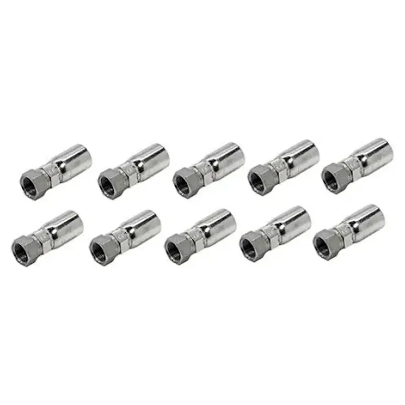 10 Pcs Hydraulic Hose Fitting 5/8" Thread FJX-08-10 Parker