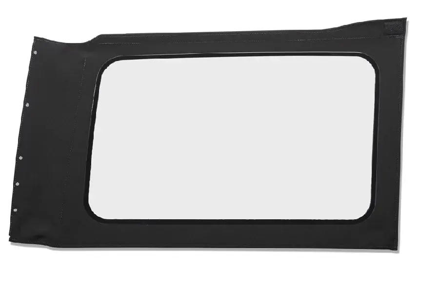 Jeep Wrangler 4-Door Bestop OE Replacement Window - Quarter Right Hand Position, Clear Midnight Twill