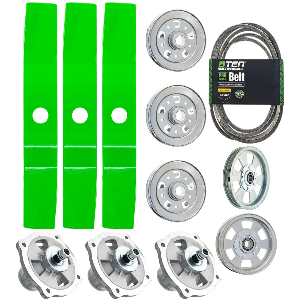 Deck Rebuild Blade Spindle Belt Idler Kubota RCK48P-751Z Z724 48-Inch