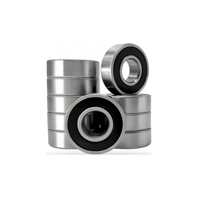 10 Pieces 12x32x10mm C3 Rubberized Seal Ball Bearing 6201-2RS