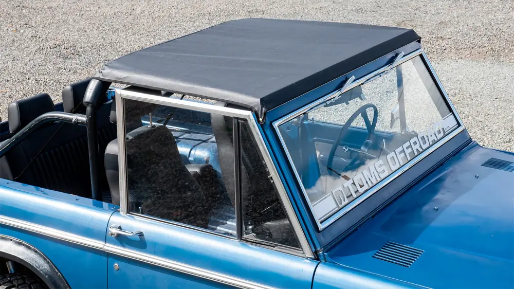 Interior Bar Top Kit, Classic Style Black, 1966-77 Ford Bronco