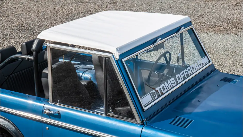 Standard White Interior Bar Top Kit, 1966-77 Ford Bronco