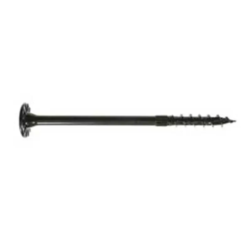 Simpson Strong-Tie Strong-Drive SDW Series SDW22638-R50 Screw, 6-3/8 L, Flat, Truss Head, 6-Lobe Drive, Carbon Stainless