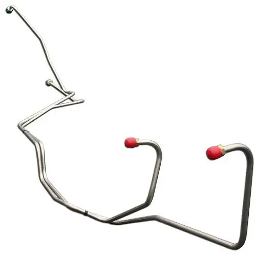 C4 Trans Cooler Lines - Stainless Alloy, 1973-77 Ford Bronco