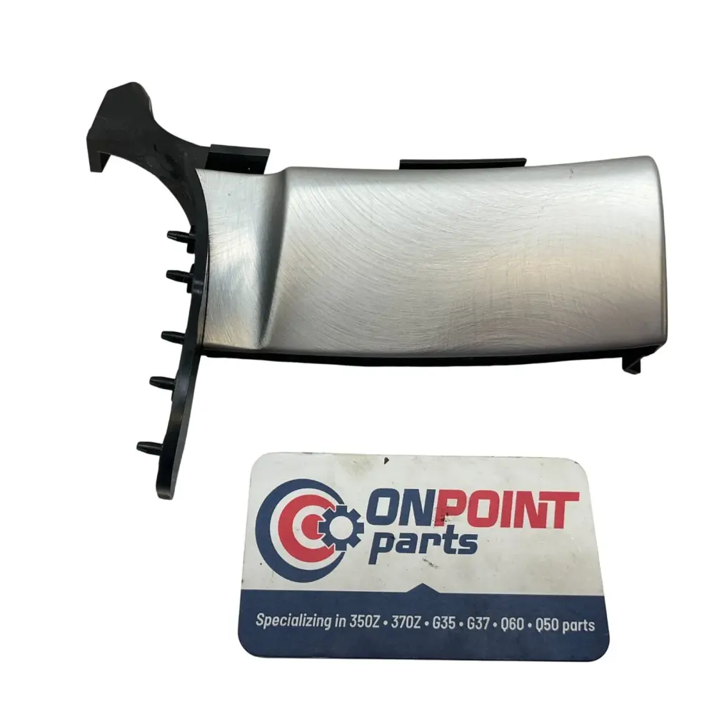 09-15 G37 Q60 Coupe Driver Dash Metallic Trim 68410JJ60A Oem Htg