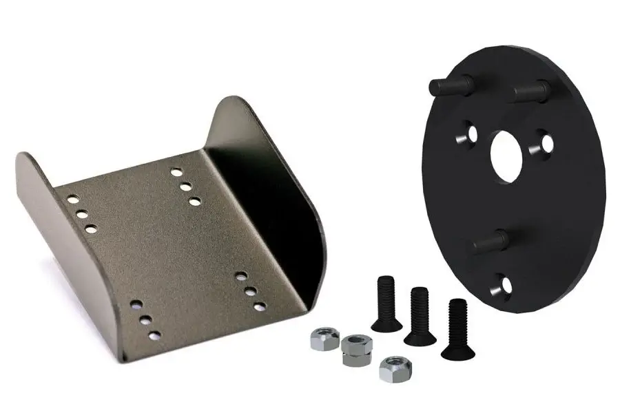 Jeep Wrangler JK Teraflex Spare Tire Relocation Bracket & 3rd Brake Buoyant Extension Bracket Kit