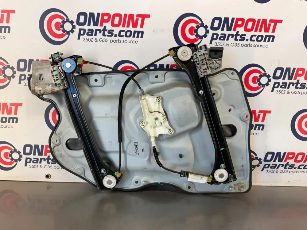 Cable-Driven 2012 Nissan 370Z Passenger Right Window Regulator Motor Assembly OEM 24BDME3