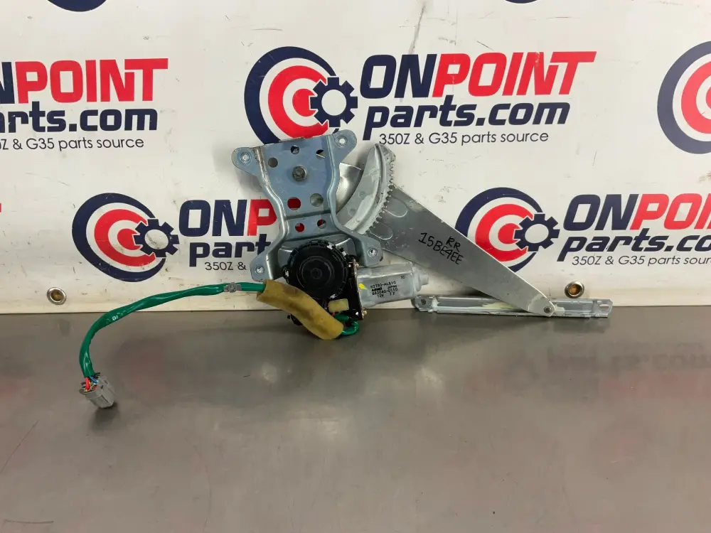 Heavy Duty 03-06 Infiniti G35 Sedan Right RR Window Regulator Motor 82720AL500 OEM 15BE4EE