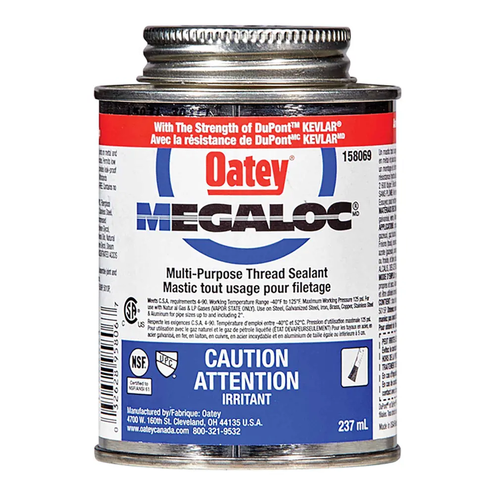 Megaloc Multi-Purpose Thread Sealant, 237 ml