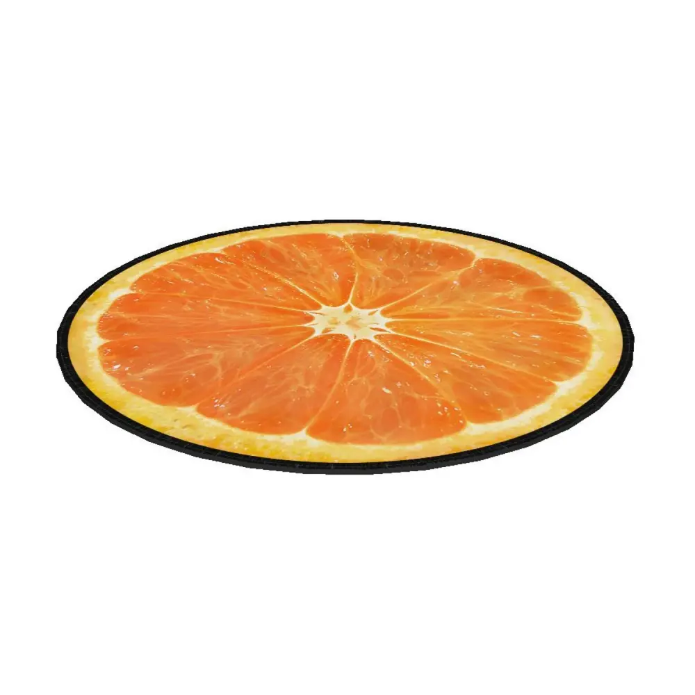 Arco Design Orbit Seat Cushion, Decorative Felt Chair Cushion, Diameter 35 cm, Round Seat Cover apricot EE0066