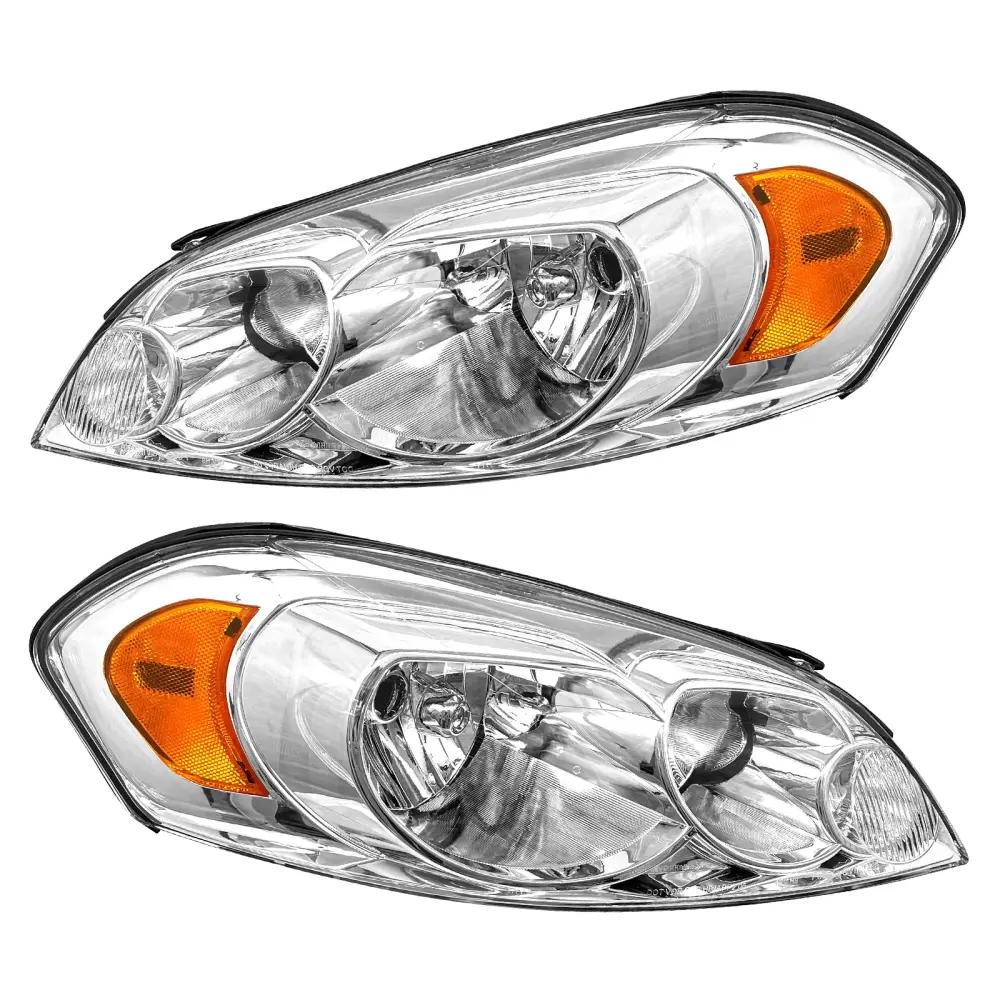 TopAutoGear Headlight Assembly Connects to 2006-2013 Chevy Impala 2006-2007 Chevy Monte Carlo Headlights