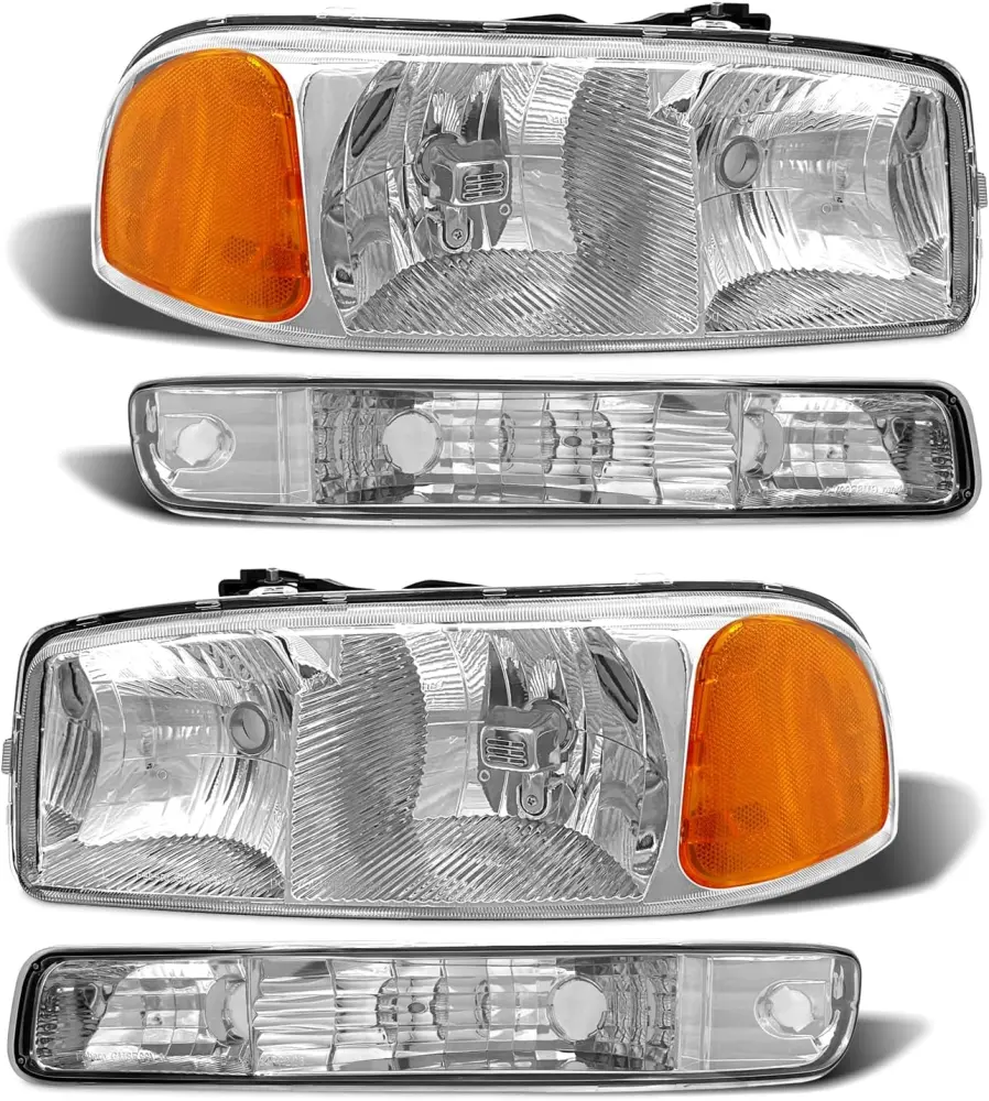 TopAutoGear Headlights 1999-2006 GMC Sierra 1500/ Sierra 2500 HD/3500 HD