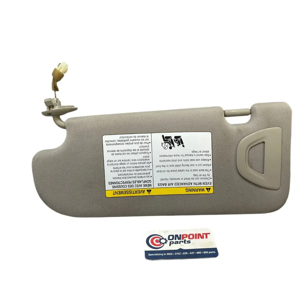 13-15 G37 Q60 Passenger Sun Visor 964003Lz0A Oem Htg