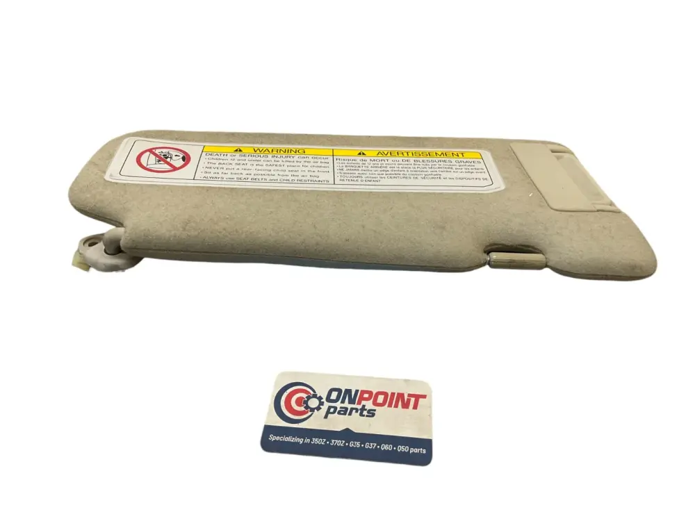 OEM-Style Custom Fit 04-05 G35 Coupe Passenger Sun Visor 96400Ac71A Oem K1F