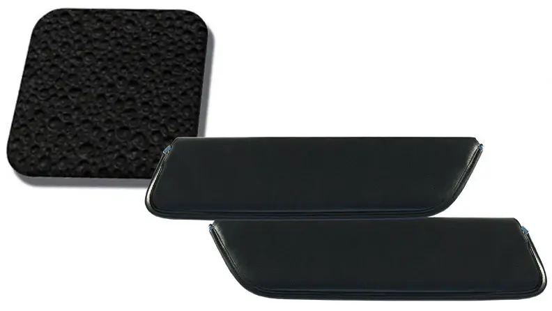 Sun Visors - OE Style, Midnight Moonskin Vinyl Electric Wipers, Pair