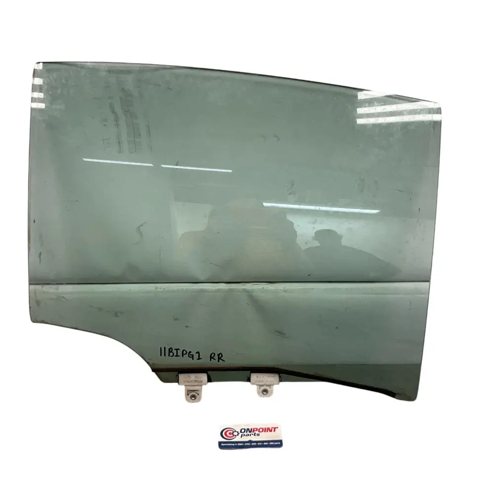 07-11 Infiniti G35 G37 Rear Passenger Sedan Window Glass 82301JK000 OEM IPG Silver Reflective