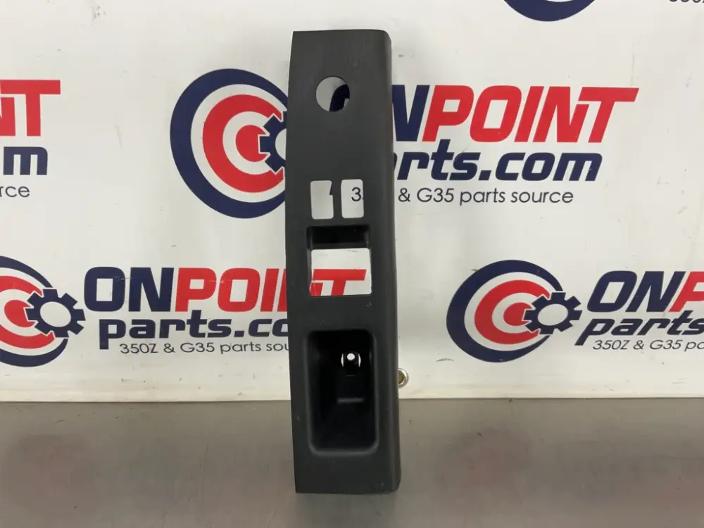 03-05 Nissan 350Z Left Master Window Lock Switch Trim 80961AM801 OEM 24BL7DA