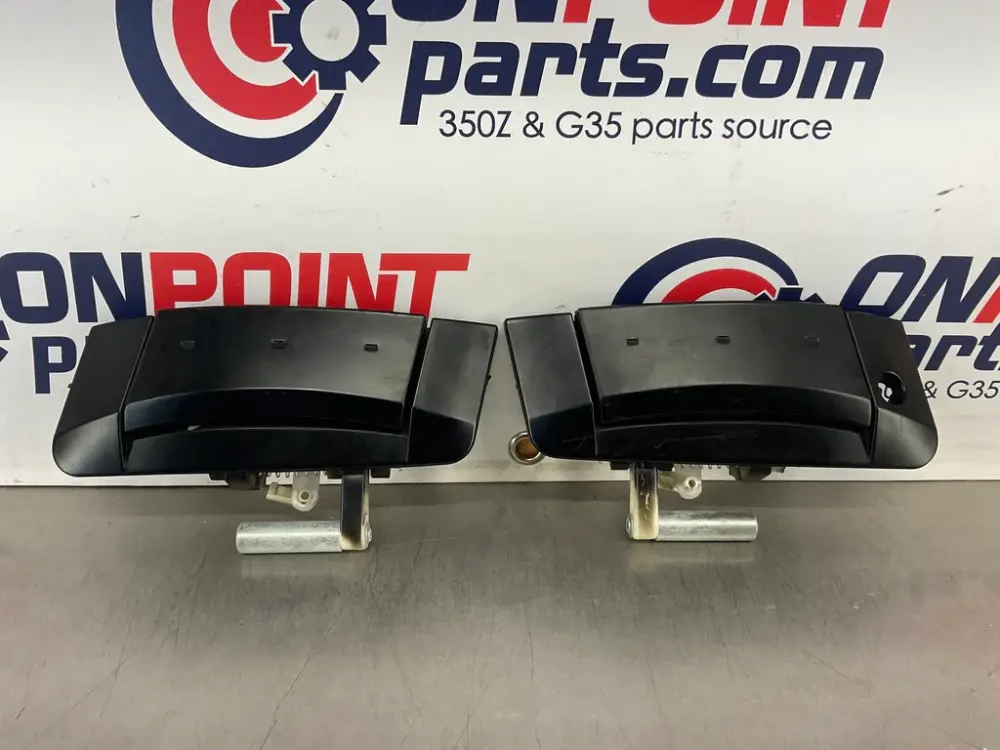 03-09 Nissan 350Z Left Right Exterior Door Handles Aftermarket Midnight 23BJMDC