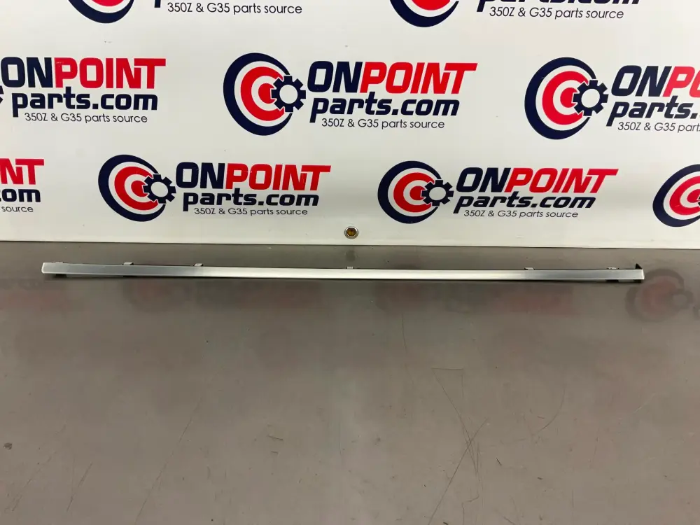 04-07 Infiniti G35 Coupe Passenger Right Dash Alloy Trim 68411AC700 OEM 11BK3D7