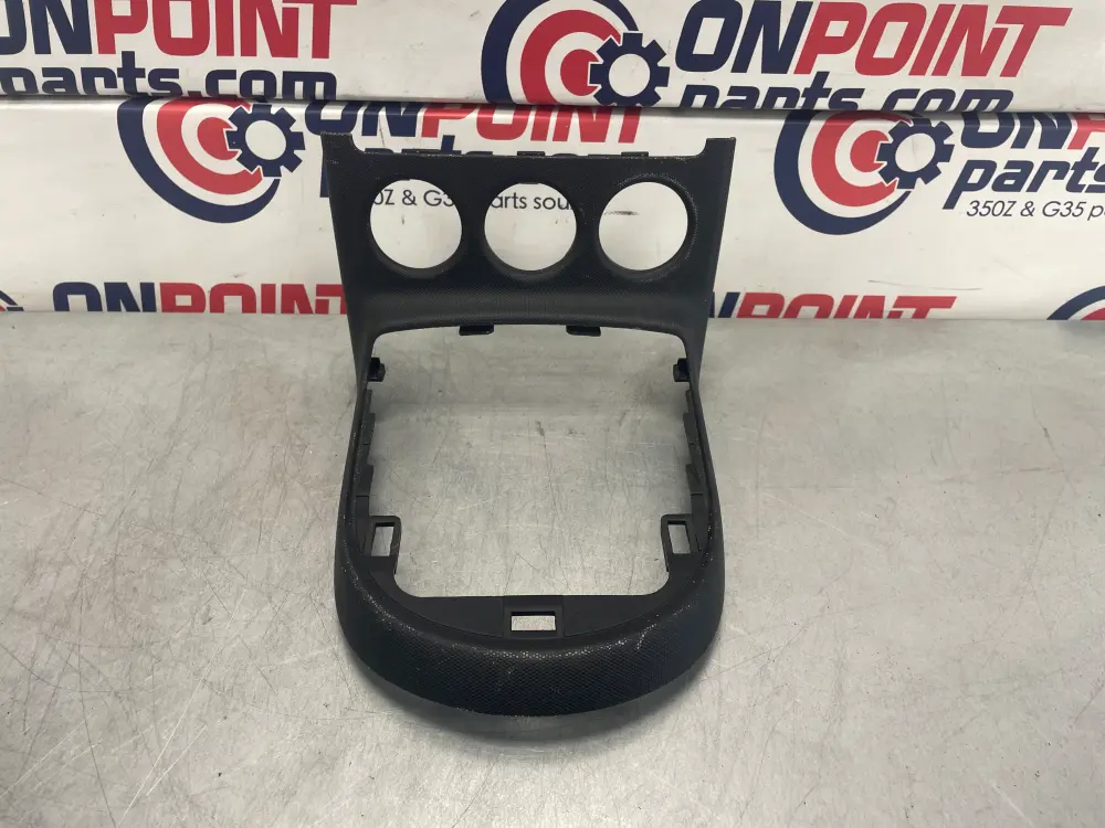 06-09 Nissan 350Z Hands-free Shifter Bezel Trim Black 68240CF40A OEM 21BHKDC