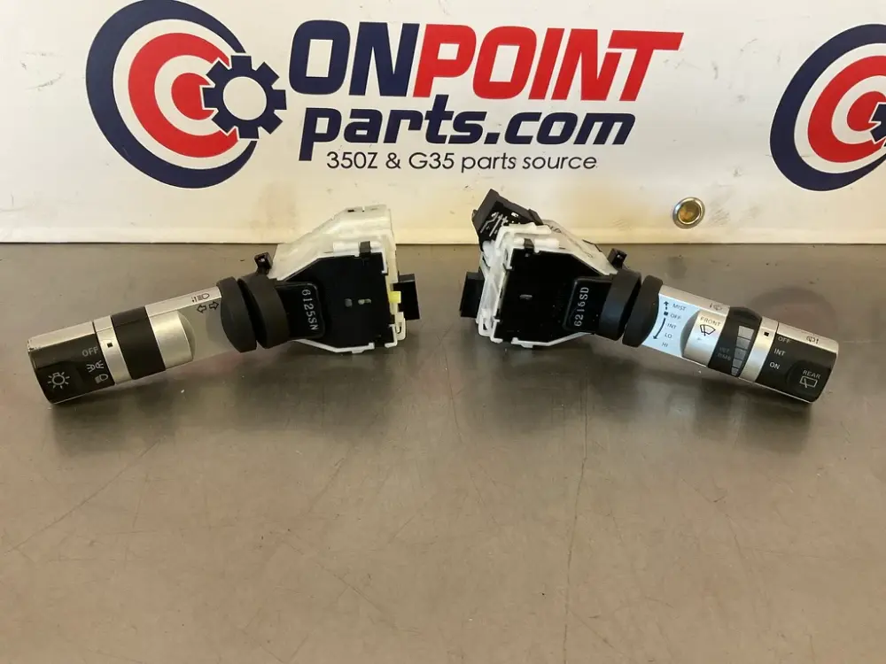 06-09 Nissan 350Z Turn Signal Wiper Switches 25260CF46A 25540CF41B OEM 21BJFDA