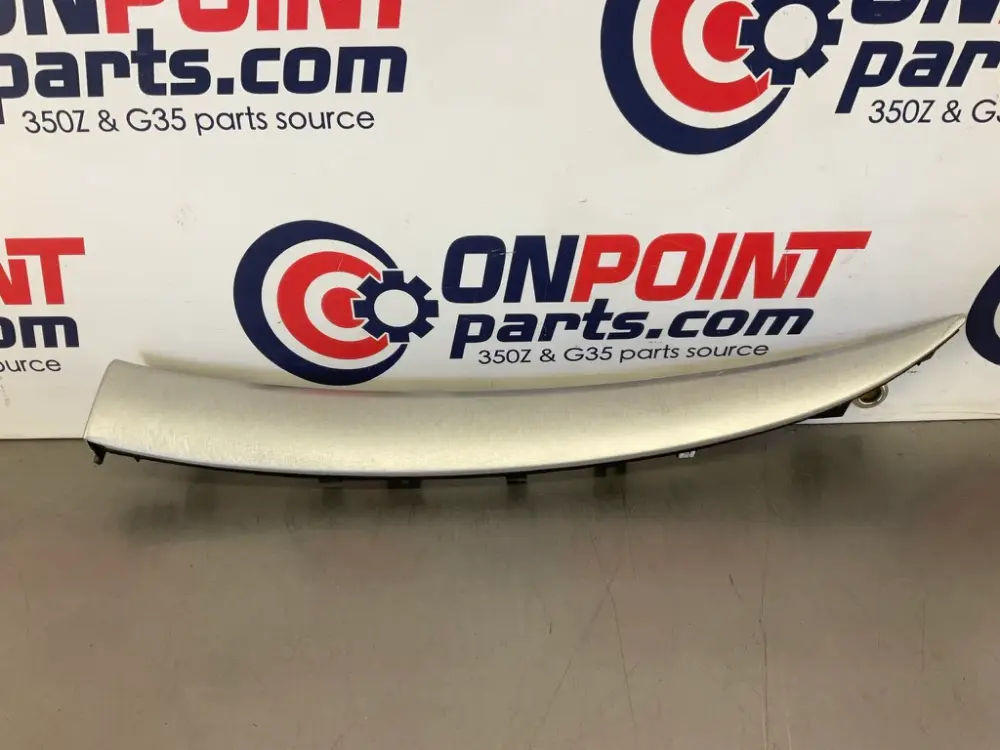 08-10 Infiniti G37 Coupe Passenger Right Dash Metallic Trim 68411JL60A OEM 22BK0DE