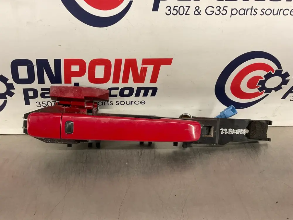 08-15 Infiniti G37 Q60 Coupe Right Exterior Door Handle 80610JL00A OEM 22BK0DE