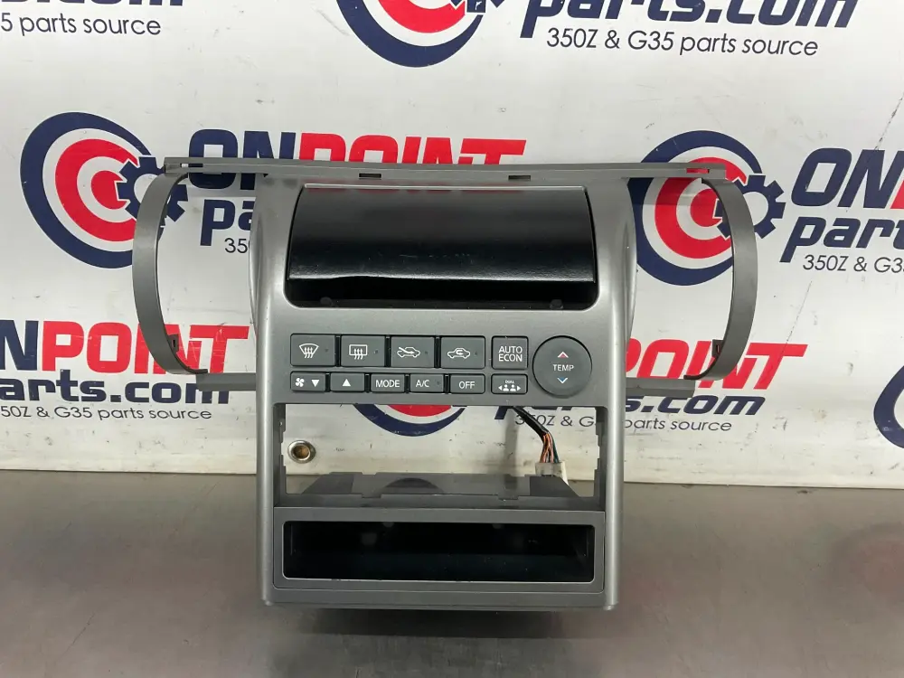 2003 Infiniti G35 Sedan Center Dash Radio Bezel Trim AC Controls OEM 15BDDE7