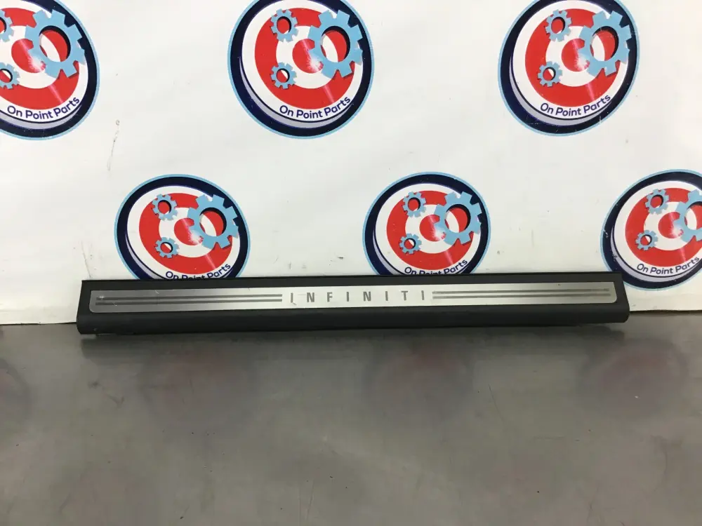 2004 Infiniti G35 Passenger Right Door Threshold Kick Plate Trim OEM 14BERC7