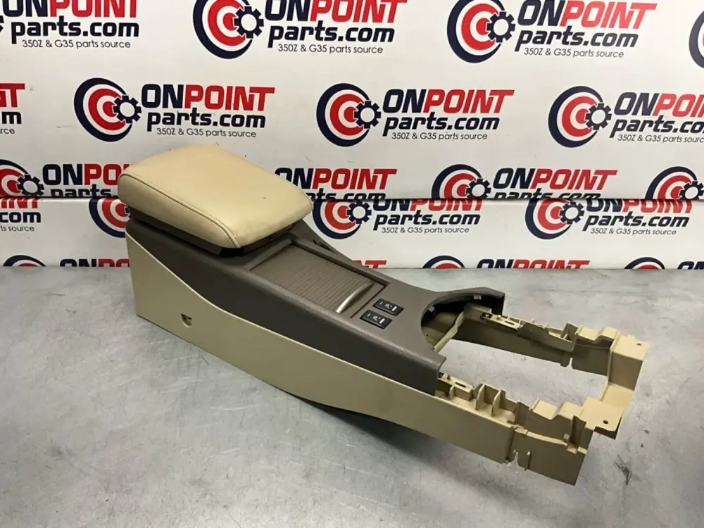 2005 Infiniti V35 G35 Manual Center Console Arm Rest Warmed Seat OEM 13BJXE8
