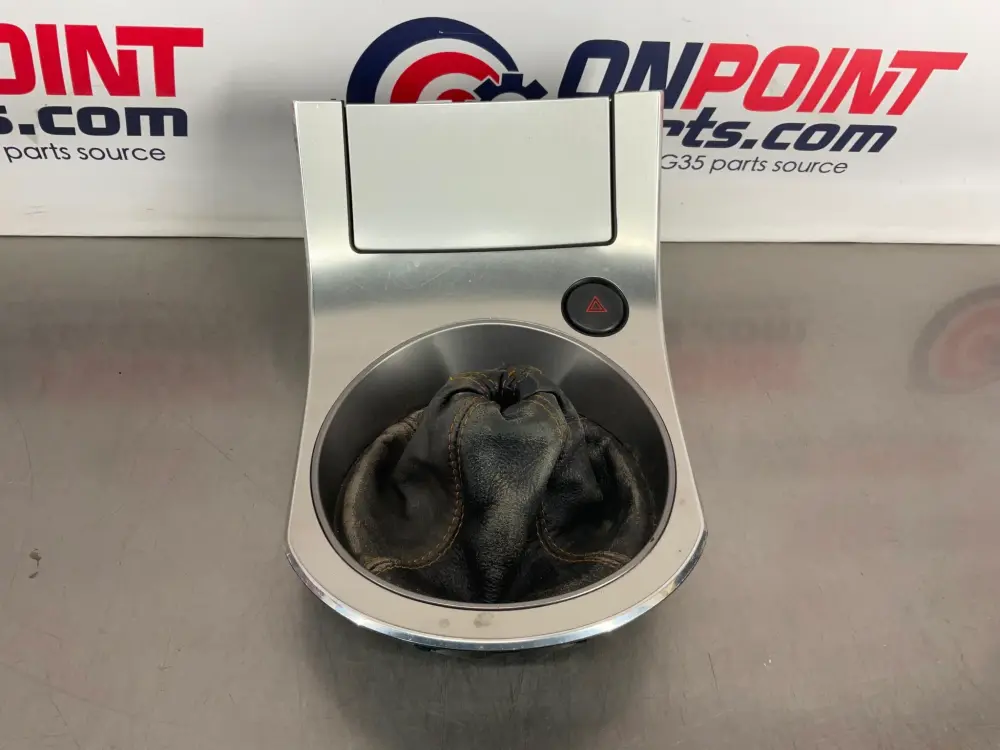 2006 Infiniti G35 Hand-powered Gear Shifter Bezel Trim Ashtray Hazard OEM 11BK3DC