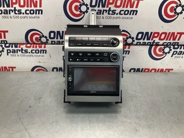 2006 Infiniti V35 G35 Center Dash Media Screen Bezel Trim 11Be9Fc