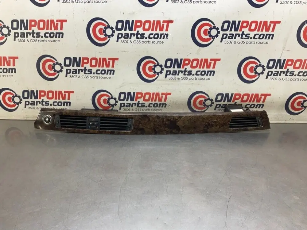 2007 BMW E92 328xi Wood Grain Upper Dash Trim Switches OEM 13BCSF8