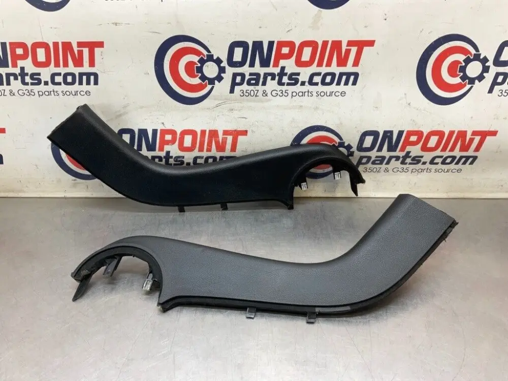 2007 Infiniti V35 G35 Center Console Side Trim Panels OEM 14BCZFE