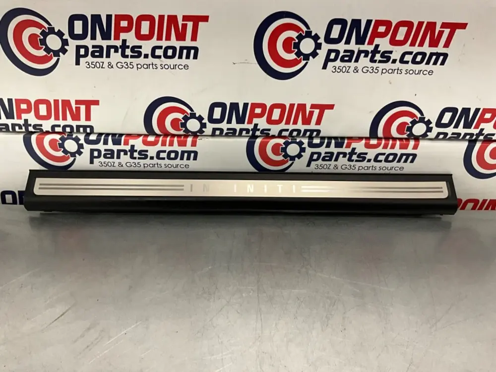 2007 Infiniti V35 G35 Driver Left Door Threshold Kick Plate Trim OEM 11BGYE7